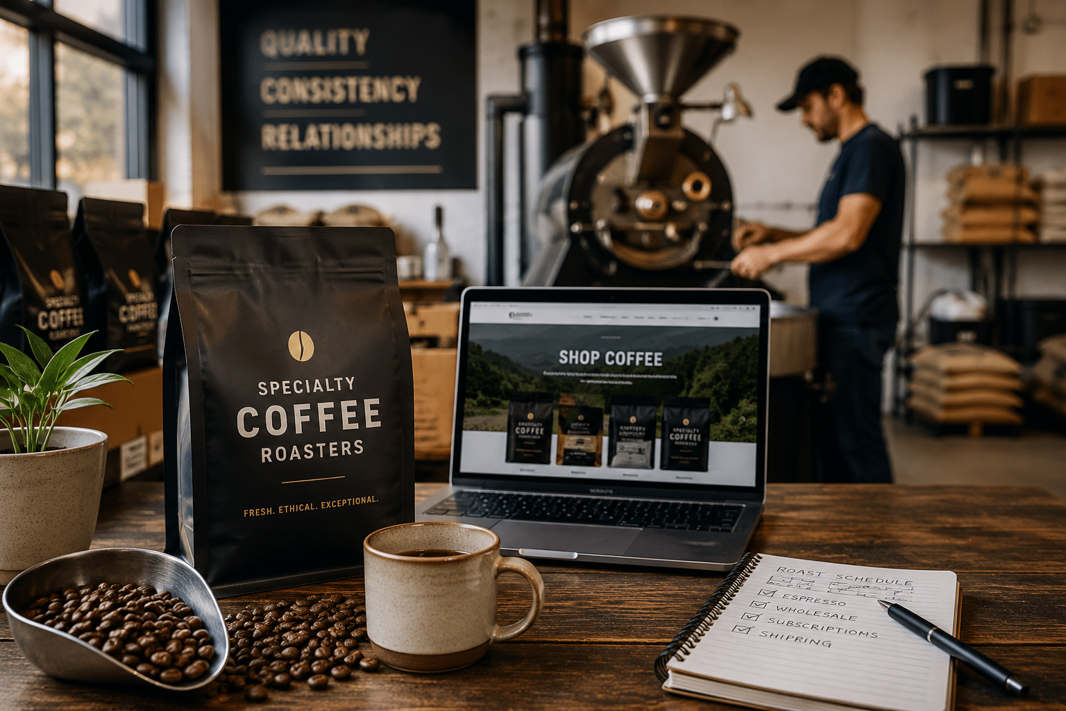 Established Specialty Coffee Roaster & Wholesaler (NEW)